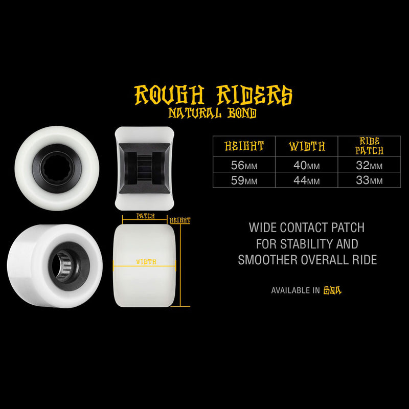 BONES ATF ROUGH RIDERS RUNNERS WHITE 59mm 80A 【 ボーンズ ATF ラフ ライダー ランナーズ ホワイト ウィール 】