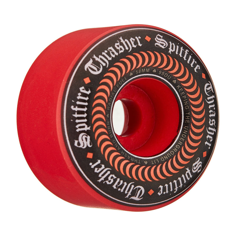 SPITFIRE x THRASHER F4 OATH RADIAL FULL 99A 58mm 【 スピット