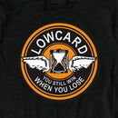 LOWCARD TIMES UP T-SHIRTS BLACK 【 ローカード スケート タイムズ アップ Tシャツ ブラック 】