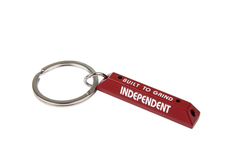 INDEPENDENT RED CURB KEY CHAIN【 インデペンデント レッド カーブ キー チェイン 】