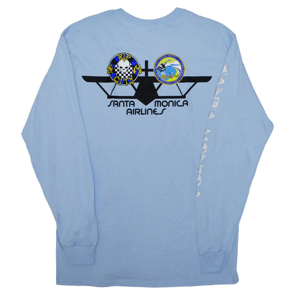 RIP CITY × SMA OG LOGO L/S T-SHIRT SKY BLUE 【 リップ シティ × SMA クラシック OG ロゴ スカイ ブルー 長袖 】