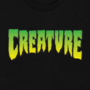 CREATURE LOGO L/S REGULAR T-SHIRTS BLACK 【 クリーチャー ロゴ ブラック 長袖 】