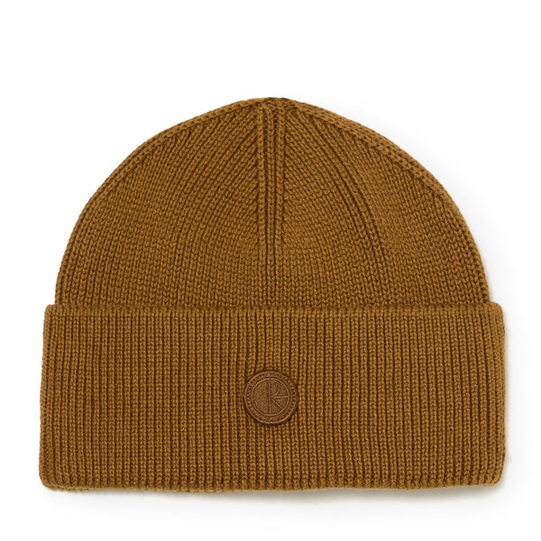 POLAR SKATE CO. JHON BEANIE CAMEL【 ポーラー ドライ コットン キャメル 】