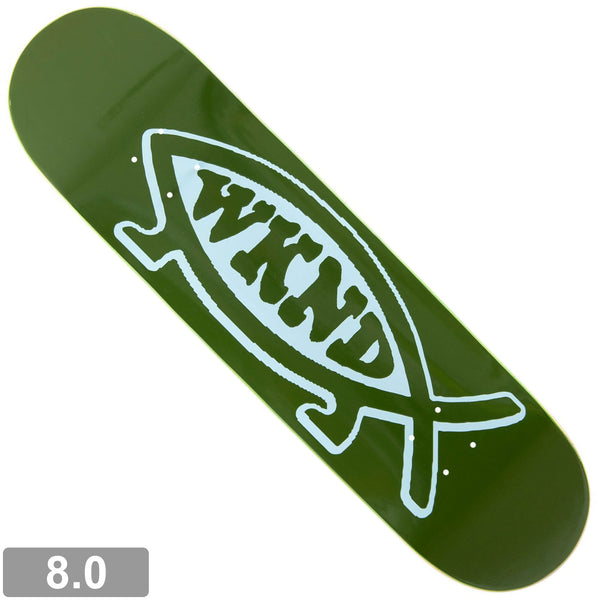 WKND EVO FISH GREEN DECK 8.0 【 ウィークエンド エボ フィッシュ グリーン デッキ 】