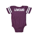 LOWCARD ROMPERS BURGUNDY 【 ローカード ロンパース バーガンディ 】