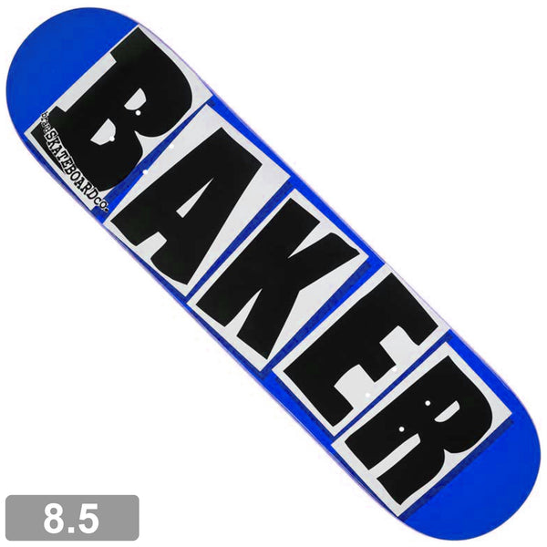 BAKER BRAND LOGO NAVY DECK 8.5 【 ベイカー ブランドロゴ ネイビー デッキ 】