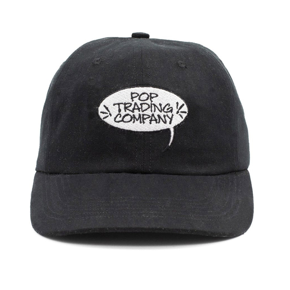 POP TRADING COMPANY FLY SIXPANEL HAT BLACK【 ポップ トレーディング