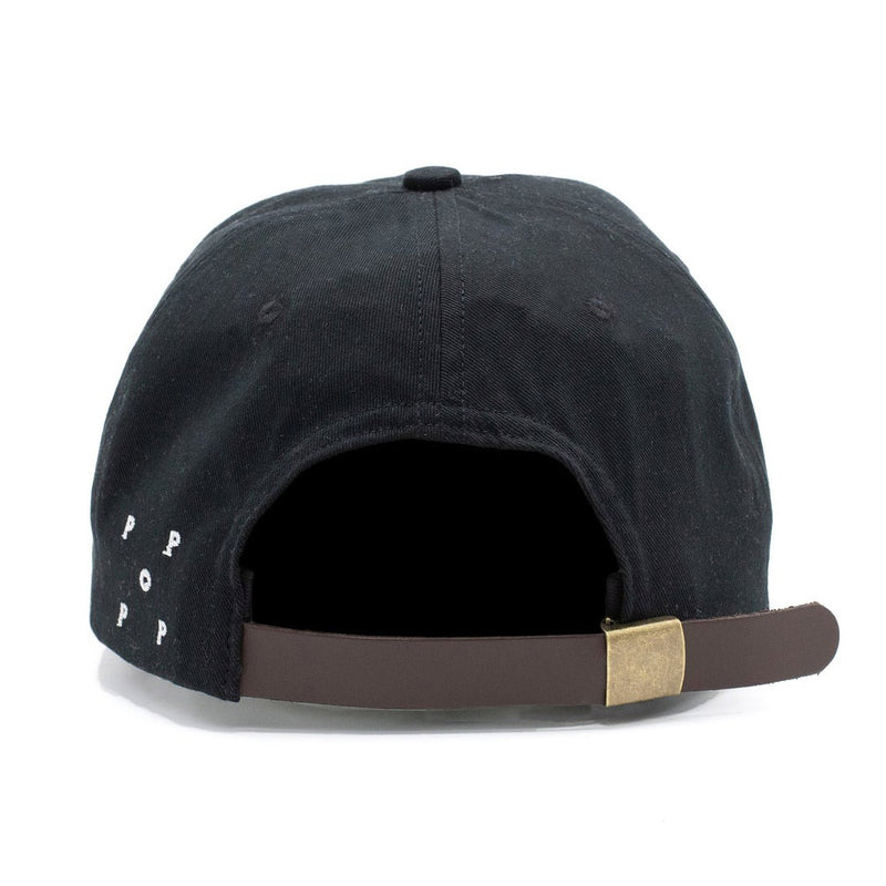 POP TRADING COMPANY FLY SIXPANEL HAT BLACK【 ポップ トレーディング
