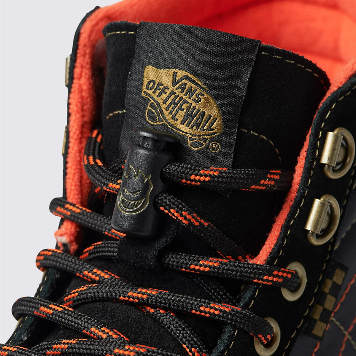 靴 Vans Spitfire Sk8-Hi skate Vans Skate x Spitfire Sk8-Hi Reissue Black & Flame Skate