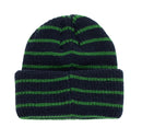 POP TRADING COMPANY POP STRIPED BEANIE NAVY/JUNIPER 【 ポップ ストライプ ビーニー ジュニパー 】