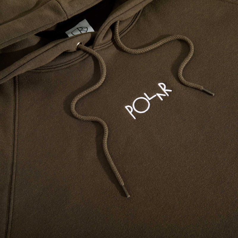 POLAR SKATE CO. DEFAULT HOODIE BROWN 【 ポーラー デフォルト フーディー ブラウン  】