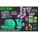 HEROIN FUCK DRUGS SNAPBACK HAT GREEN【 ヘロイン ファック ドラッグス スナップバック ハット グリーン 】