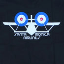 SMA CLASSIC PLANE T-SHIRTS BLACK【 サンタモニカ エアライン クラシック プレーン Tシャツ ブラック 】