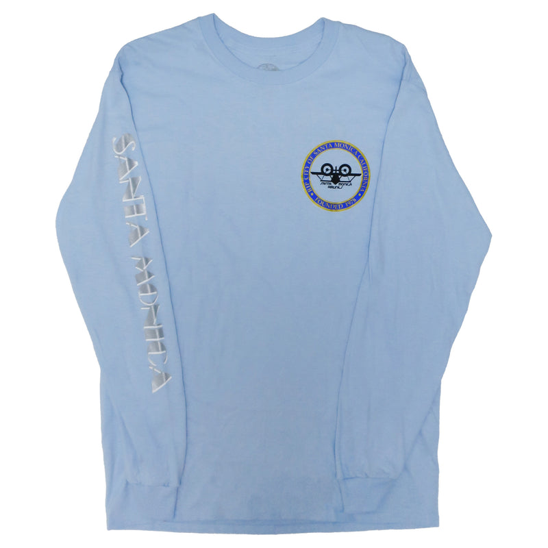 RIP CITY × SMA OG LOGO L/S T-SHIRT SKY BLUE 【 リップ シティ × SMA クラシック OG ロゴ スカイ ブルー 長袖 】