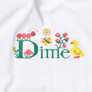 DIME CROSS STITCH T-SHIRT WHITE 【 ダイム クロス スティッチ Tシャツ ホワイト 】