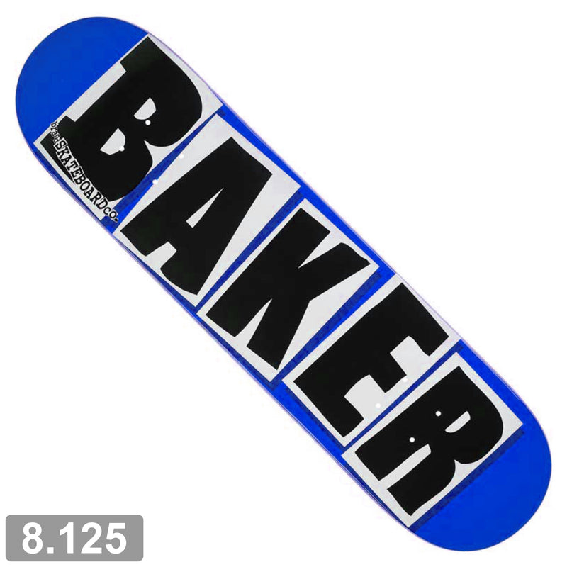 BAKER BRAND LOGO NAVY DECK 8.125 【 ベイカー ブランド ロゴ ネイビー デッキ 】