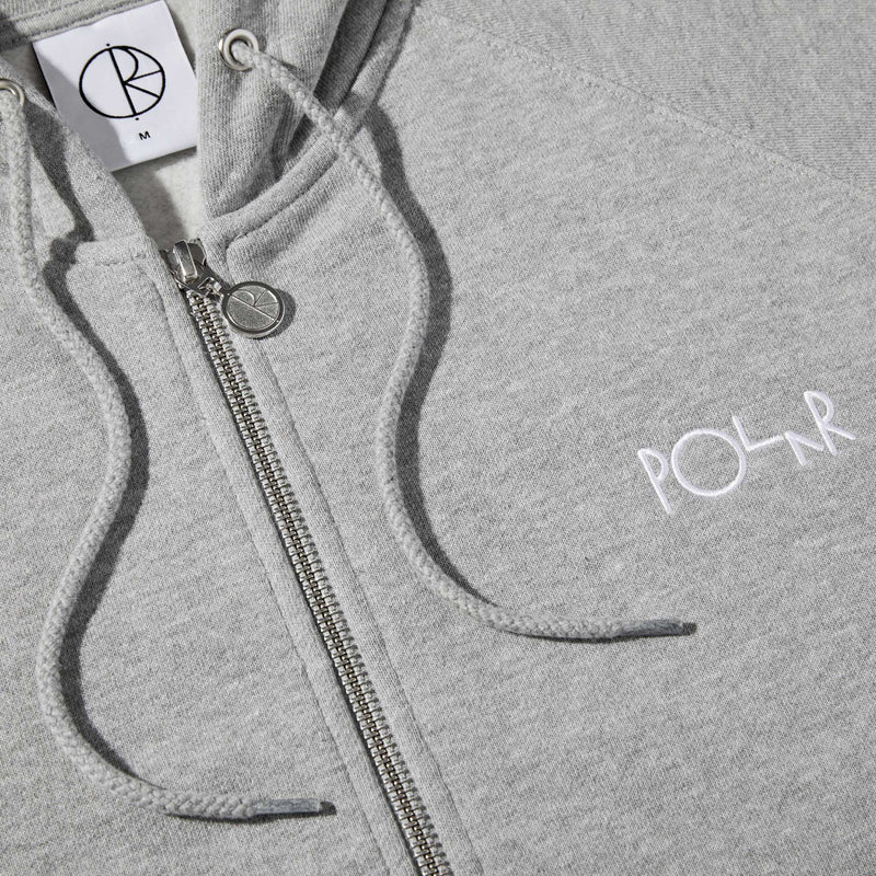 POLAR SKATE CO. ED ZIP HOODIE GREY【 ポーラー エド ジップ パーカー  グレー 】