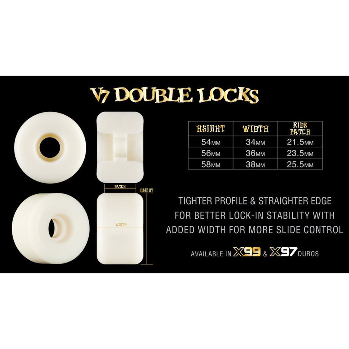 BONES X-FORMULA54㎜99a V7 BONES X-FORMULA54㎜99a V7 Bones X-Formula V7 Double Lock