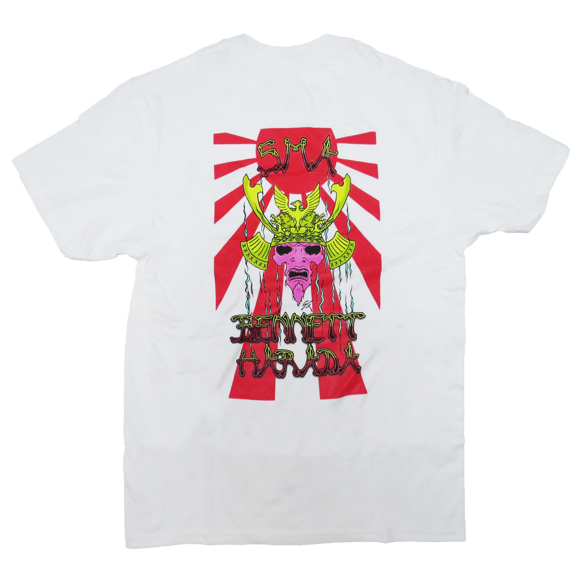 SMA BENNETT HARADA TIGER SAMURAI T-SHIRTS WHITE【 サンタモニカ