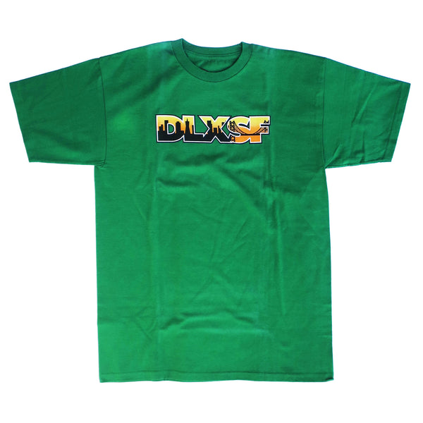 DLXSF SKYLINE T-SHIRTS GREEN 【 デラックス スカイライン Tシャツ グリーン 】