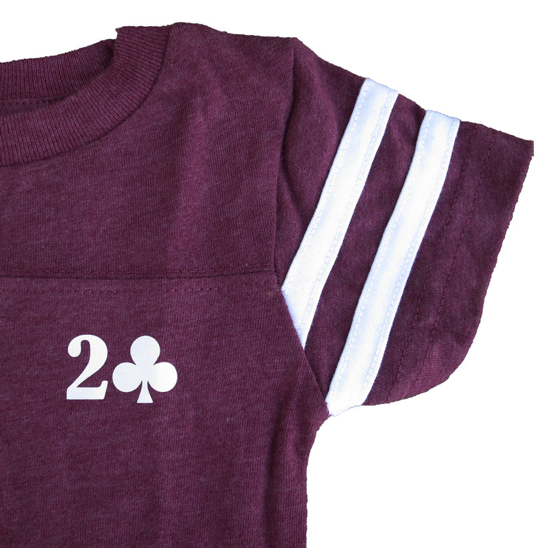 LOWCARD ROMPERS BURGUNDY 【 ローカード ロンパース バーガンディ 】