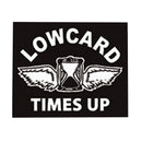 LOWCARD TIMES UP T-SHIRTS BLACK 【 ローカード スケート タイムズ アップ Tシャツ ブラック 】