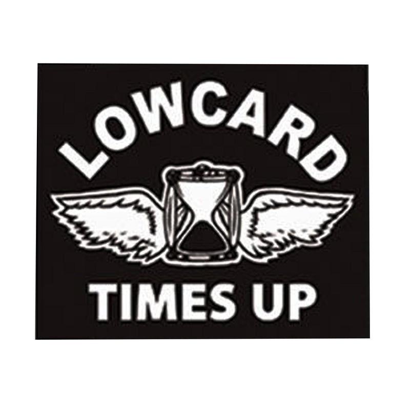 LOWCARD TIMES UP T-SHIRTS BLACK 【 ローカード スケート タイムズ アップ Tシャツ ブラック 】