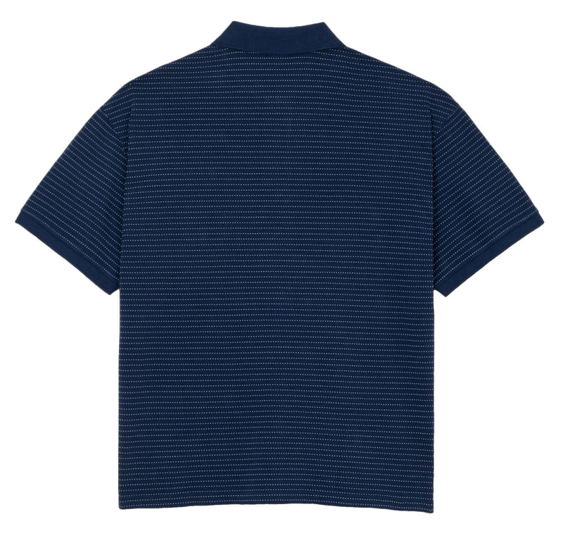 POLAR SKATE CO. SURF POLO SHIRT DOTS DARK BLUE【 ポーラー スケート サーフ ポロシャツ ドット   ダークブルー  】