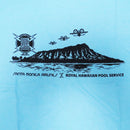 SMA × ROYAL HAWAIIAN POOL SERVICE T-SHIRTS BLUE 【 サンタモニカ エアライン × ロイヤル ハワイアン サービス Tシャツ ブルー 】