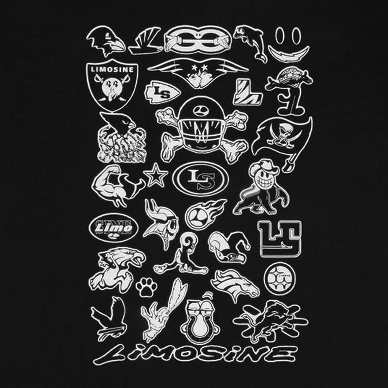 LIMOSINE TEAMS TEE BLACK 【 リモジン チームス Tシャツ ブラック 】