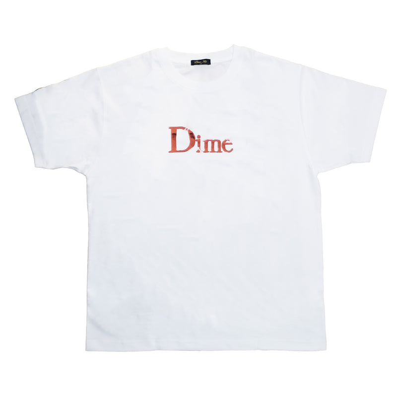 DIME SHINY T-SHIRT WHITE 【 ダイム シャイニー Tシャツ ホワイト 】