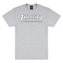 THRASHER OUTLINED GREY / WHITE T-SHIRTS 【 スラッシャー アウトライン グレー / ホワイト Tシャツ 】