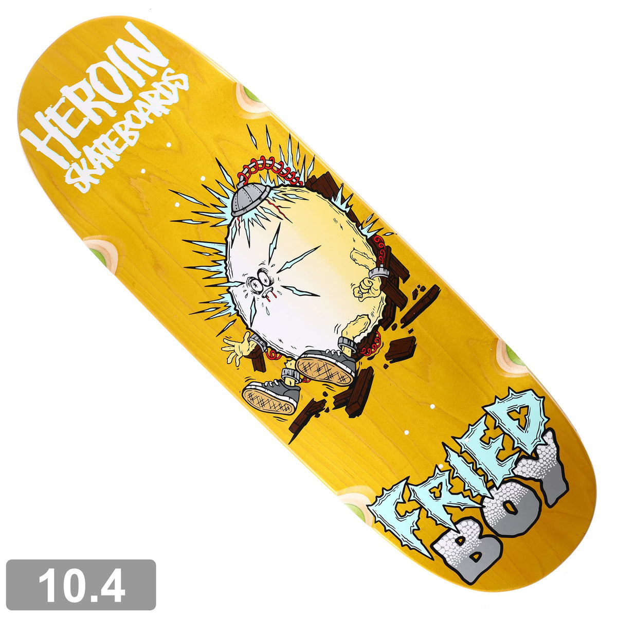 HEROIN FRIED BOY DECK 10.4 YELLOW 【 ヘロイン フライド