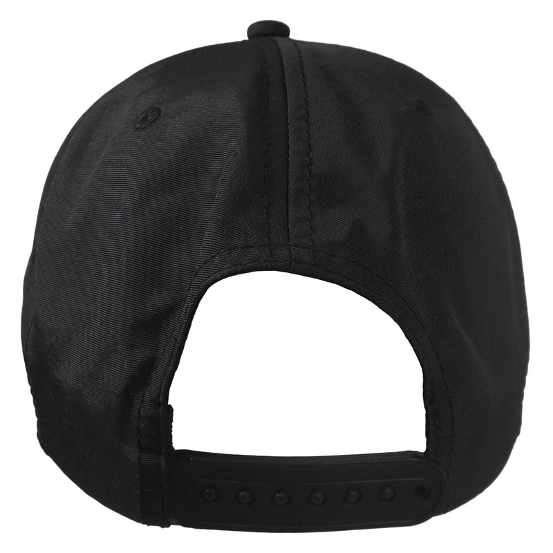 APRIL CHROME LOGO  5-PANEL HAT BLACK / SILVER 【 エイプリル クローム ロゴ ５パネル ハット ブラック / シルバー  】