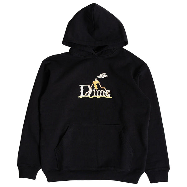 DIME CLASSIC LIGHTBRIGHT HOODIE BLACK 【 ダイム クラシック ライトブライト フーディー ブラック 】