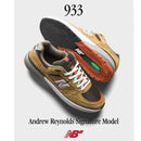 NEW BALANCE NUMERIC ANDREW REYNOLDS 933 MNO BROWN / GREY【 ニューバランス ヌメリック アンドリュー レイノルズ 933 MNO ブラウン / グレイ スケート シューズ 】