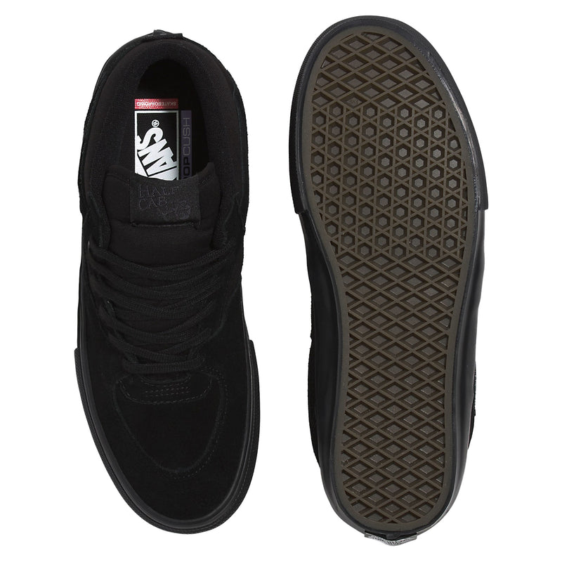 VANS SKATE HALF CAB BLACK / BLACK SHOES 【 バンズ スケート ハーフ キャブ ブラック / ブラック シューズ 】