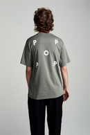 POP TRADING COMPANY POP LOGO AGAVE GREEN【 ポップ ロゴ Tシャツ アガベ グリーン 】