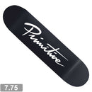 PRIMITIVE NUEVO SCRIPT CORE BLACK / WHITE DECK 7.75 【 プリミティブ ヌエボ スクリプト コア  ブラック / ホワイト デッキ 】