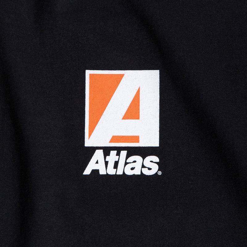 ATLAS SPORTS A T-SHIRTS BLACK 【 アトラス スポーツ A Tシャツ ブラック 】