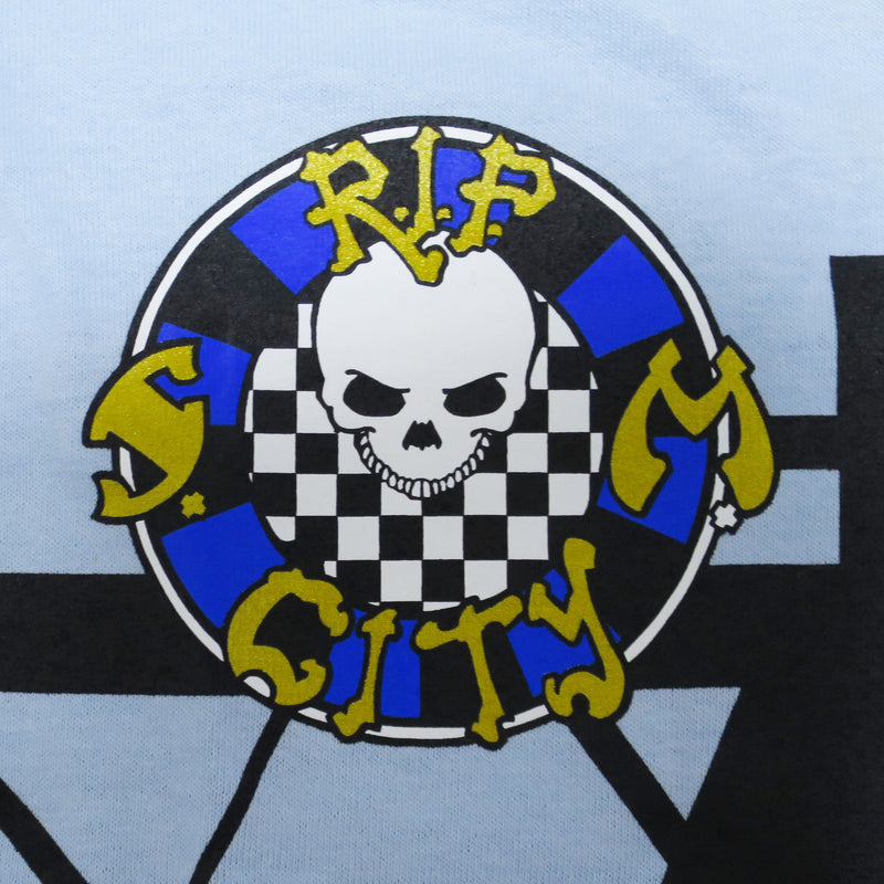 RIP CITY × SMA OG LOGO L/S T-SHIRT SKY BLUE 【 リップ シティ × SMA クラシック OG ロゴ スカイ ブルー 長袖 】