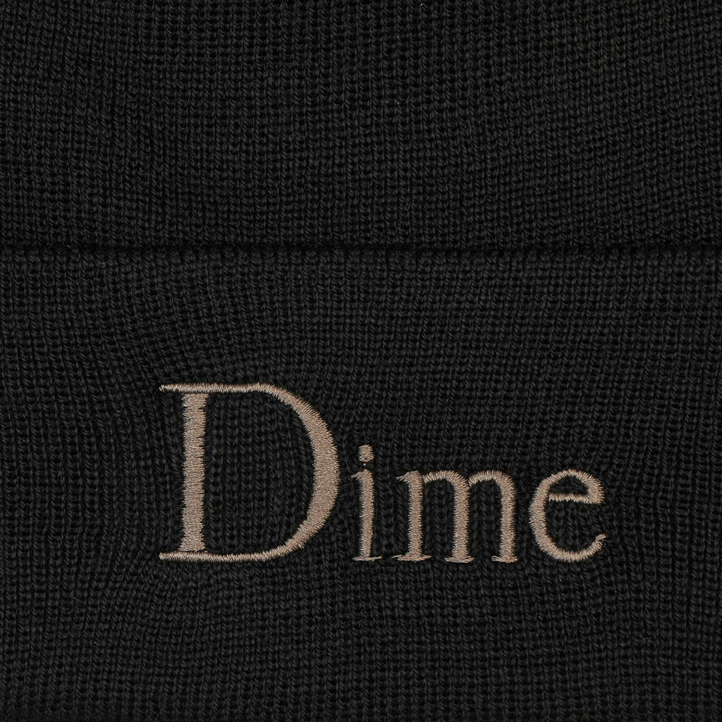 DIME CLASSIC WOOL FOLD BEANIE BLACK 【 ダイム クラシック ウール