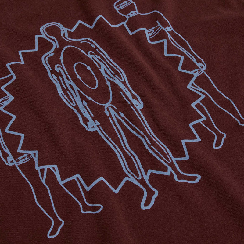 POLAR SKATE CO. ANYONE OUT THERE TEE WINE【 ポーラー エニワン アウト ゼア  Tシャツ ワイン 】