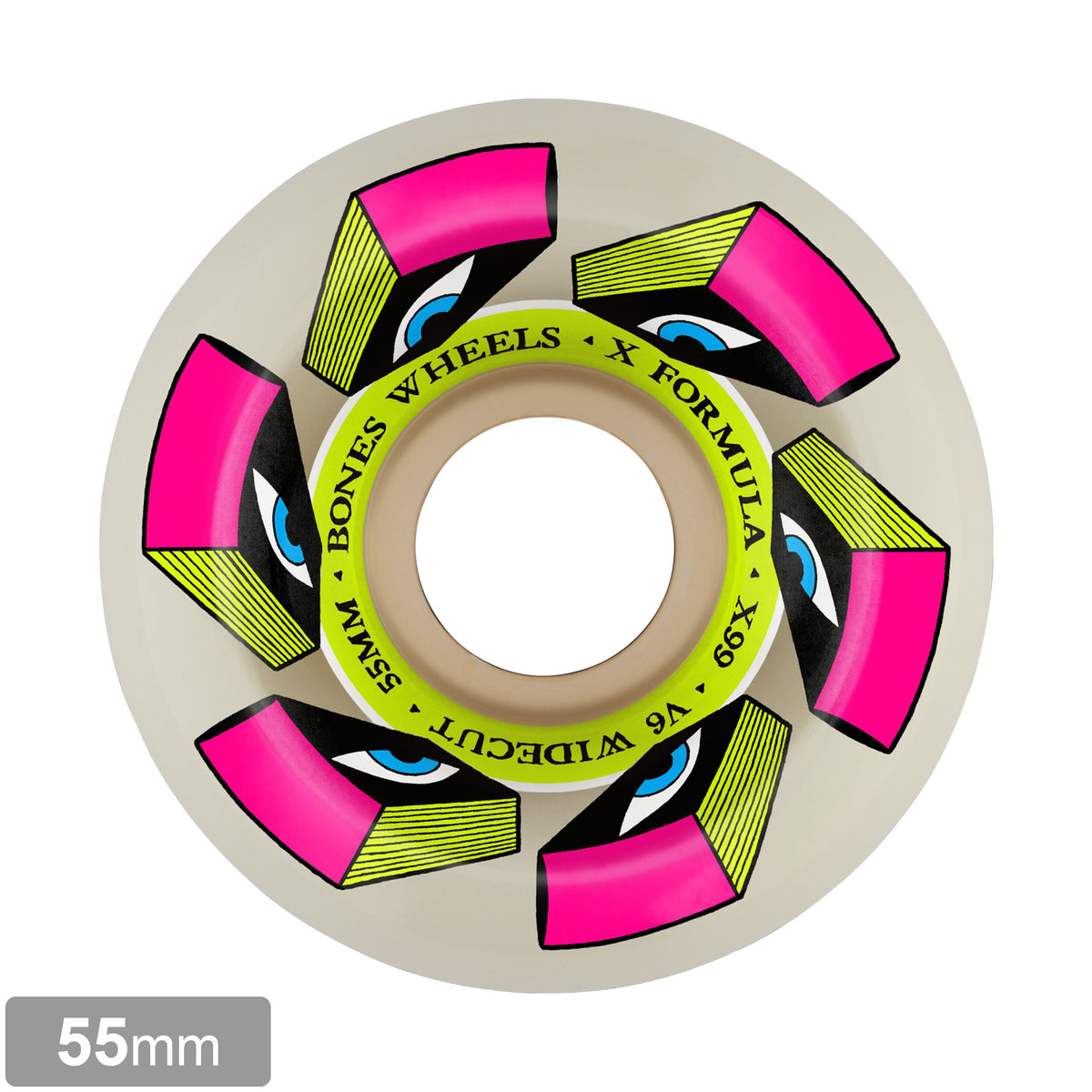 新品未使用！BONES X-FORMULA 55mm Bones X-Formula V6 Wide-cut Leaving Wheels 55MM 99A