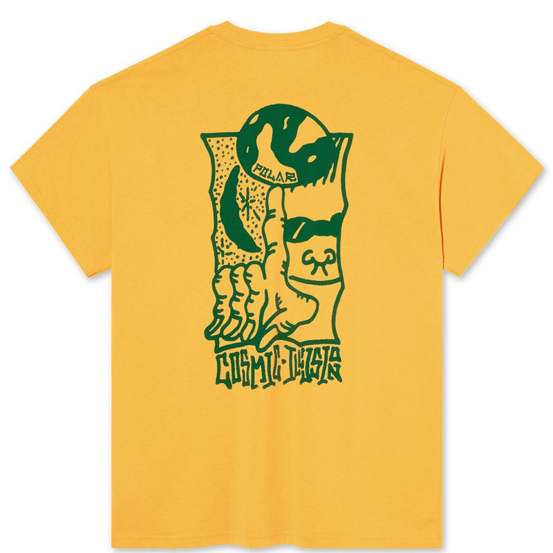 POLAR SKATE CO. COSMIC TEE YELLOW【 ポーラー コズミック Tシャツ イエロー 】