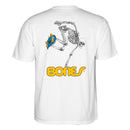 POWELL-PERALTA SKATE SKELETON WHITE T-SHIRTS 【 ボーンズ スケート スケルトン ホワイト Tシャツ 】