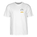 POWELL-PERALTA SKATE SKELETON WHITE T-SHIRTS 【 ボーンズ スケート スケルトン ホワイト Tシャツ 】