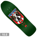 POWELL-PERALTA FRANKIE HILL BULLDOG REISSUE DECK GREEN / GOLD FOIL 10.5 x 31.5 【 パウエル ペラルタ フランキー ヒル ブルドッグ 復刻版 デッキ 】