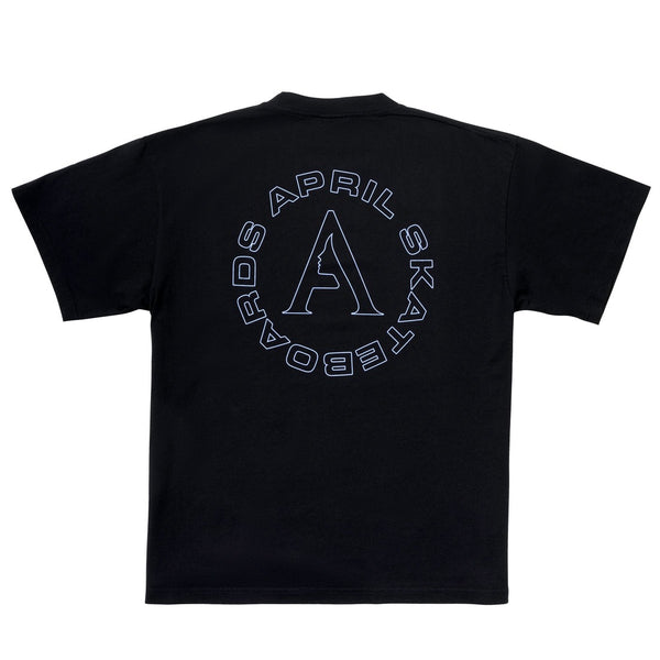 APRIL FULL CIRCLE TEE - BLACK 【 エイプリル フルサークル Tシャツ ブラック 】