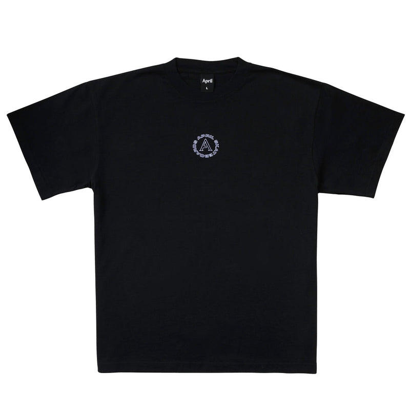 APRIL FULL CIRCLE TEE - BLACK 【 エイプリル フルサークル Tシャツ ブラック 】